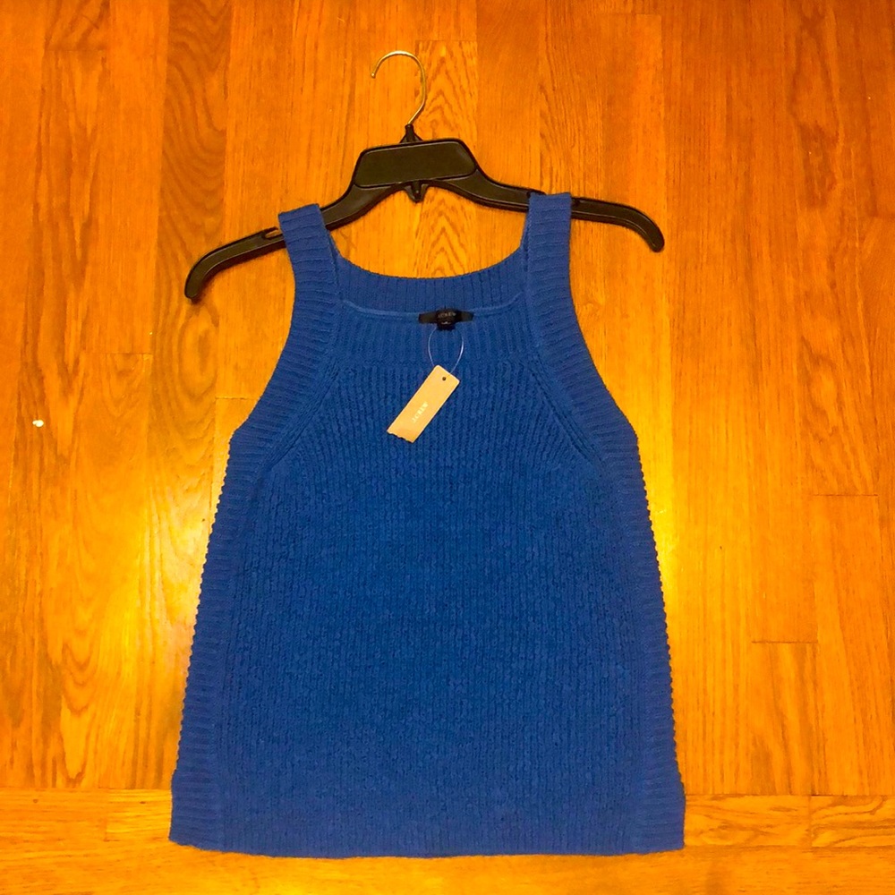 J. Crew Blue Point Sur Sweater Tank - new